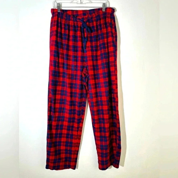 Men’s Plaid Fleece Sleep Pants - Picture 1 of 3